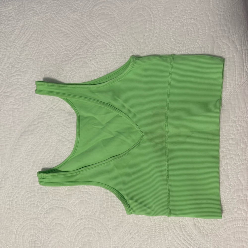 Lululemon Athletica Bright Green Crop Top